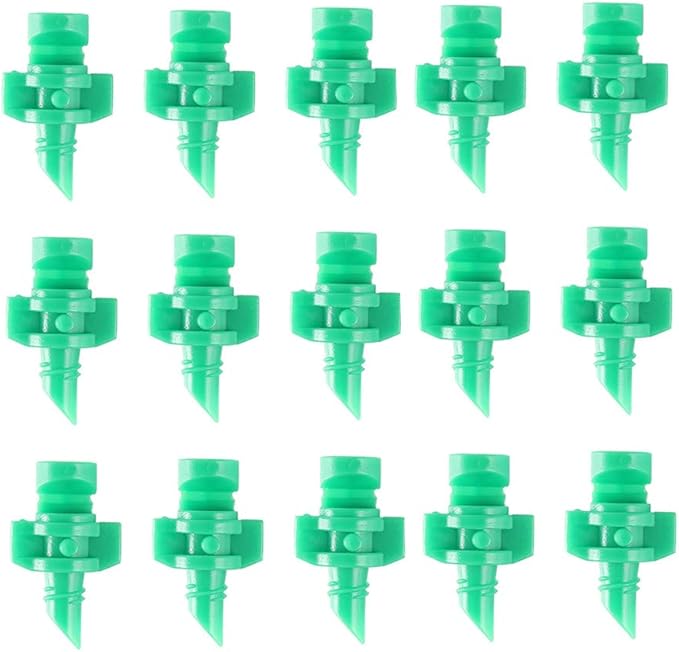 100 Pcs 180 Degree Refraction Atomized Dripper Micro Garden Sprinkler Sprayer Hydroponic Garden Irrigation-BloomoryGarden