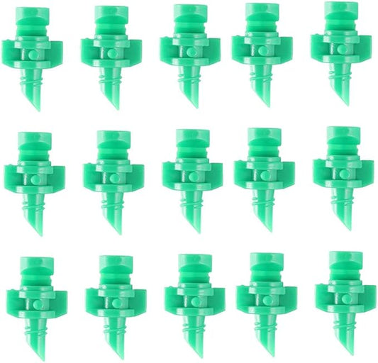100 Pcs 180 Degree Refraction Atomized Dripper Micro Garden Sprinkler Sprayer Hydroponic Garden Irrigation-BloomoryGarden