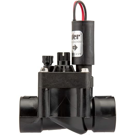 Hunter Sprinkler NODE100 NODE-100 Battery Controller with Solenoid, Small, Blue,Grey