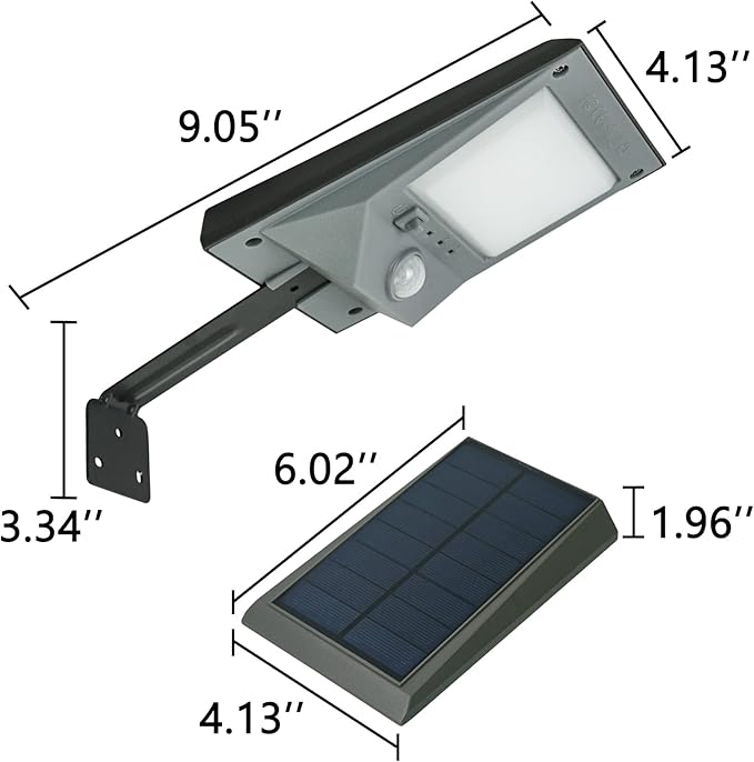 Luwint Solar Motion Lights Outdoor, Waterproof Solar Powered Flood & Security Lights for Outside, Motion Sensor-BloomoryGarden