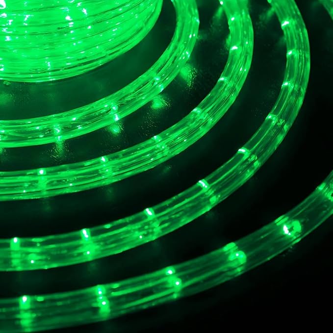 100ft LED Rope Lights Outdoor, 720 LED Connectable and Flexible Tube Lights with 8 Modes, Waterproof LED Rope Lighting for Garden, Patio, Pool, Bedroom, Party, Indoor Outdoor Christmas Decor (Green)-BloomoryGarden