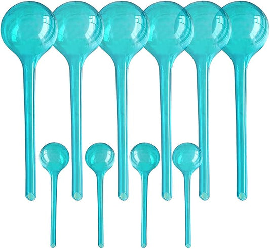 10pcs Plant Self Watering Globe Stakes, Plant Watering Stakes Automatic Plant Watering Bulb System Spikes, Flower Automatic Watering Device, Garden Self Waterer for Indoor Outdoor Plant-BloomoryGarden