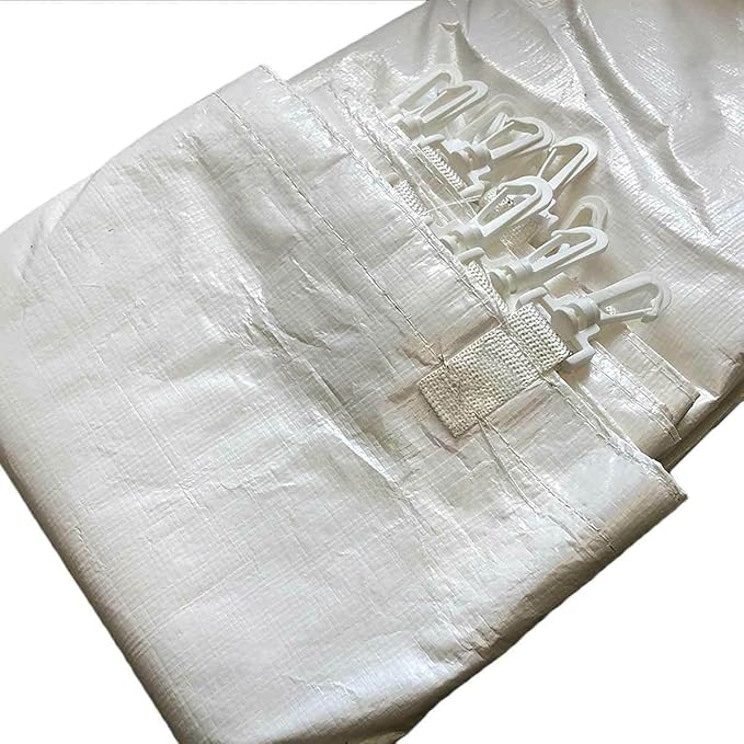 10' x 20' Economy Sidewall Kit for Canopy Tent, Complete Set of (2) White 10' and (2) 20' Side Walls for 7' Foot Height Party Frame and Outdoor Pole Tents, Tent Not Included-BloomoryGarden