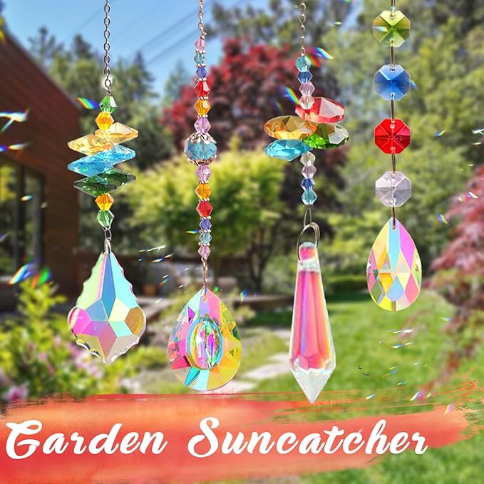 LPKADQA 500PCS Sun Catcher Kits for Adults Crystal Beads for Suncatchers DIY Suncatcher Making Kits for Indoor Outdoor Garden Decor Arts and Crafts for Adults-BloomoryGarden
