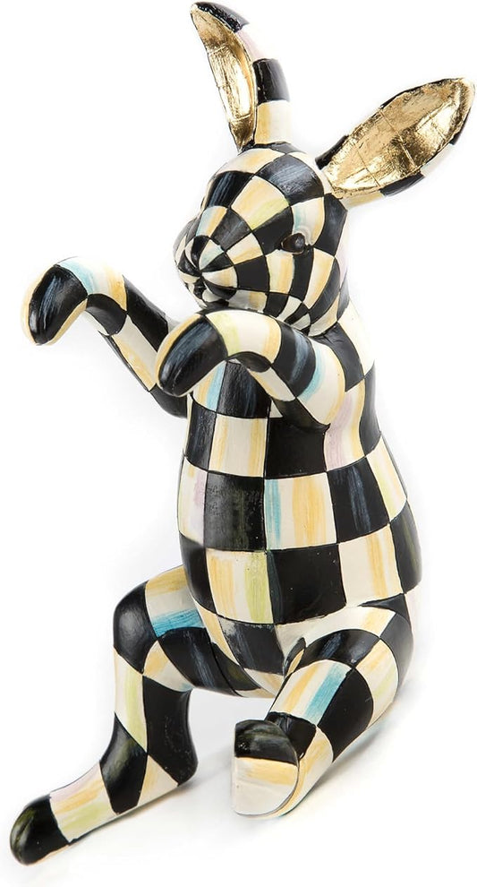 MACKENZIE-CHILDS Pot Climber, Decorative Flowerpot Hanger, Indoor and Outdoor Planter Hanging Decor, Funny Bunny-BloomoryGarden