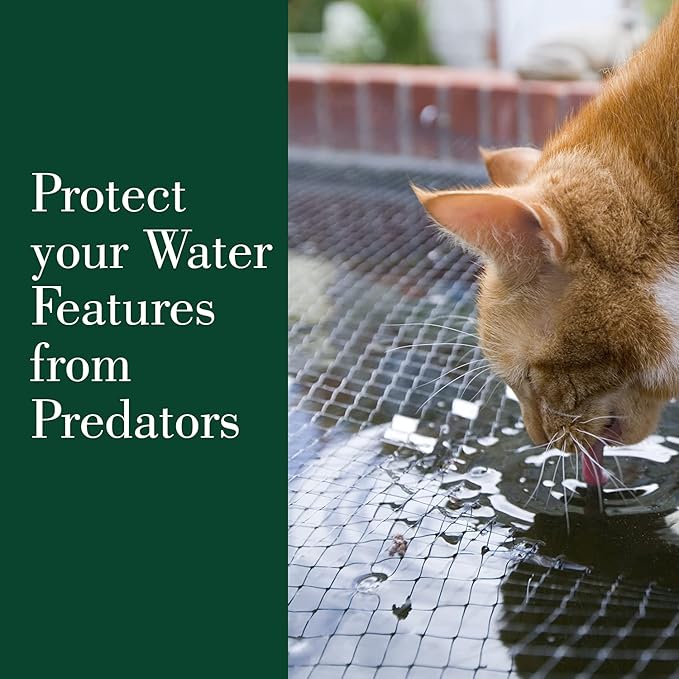 Dalen Pond & Pool Netting – Outdoor Water Garden Cover – Protective Mesh for Fish & Aqua Life - 3/8" Mesh - (28' x 28')-BloomoryGarden