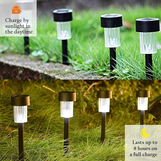 MAGGIFT 12 Pcs Solar Lights, Landscape Lights for Outdoor, Pathway, Lawn, Patio, Yard, Walkway, Deck, Driveway and Garden-BloomoryGarden