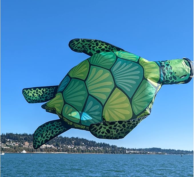 Madrona Brands Small Turtle Windsock | Durable Outdoor Hanging Decoration | Yard, Garden, Patio, Beach and More | 32 Inch-BloomoryGarden