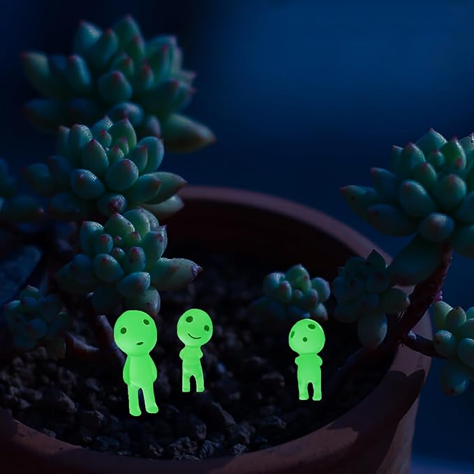 Luminous Ghost Tree Elves Glow in Dark Nightlight Landscape Garden Accessories Indoor Room Ornaments Outdoor Yard Lawn Decoration 10pcs-BloomoryGarden
