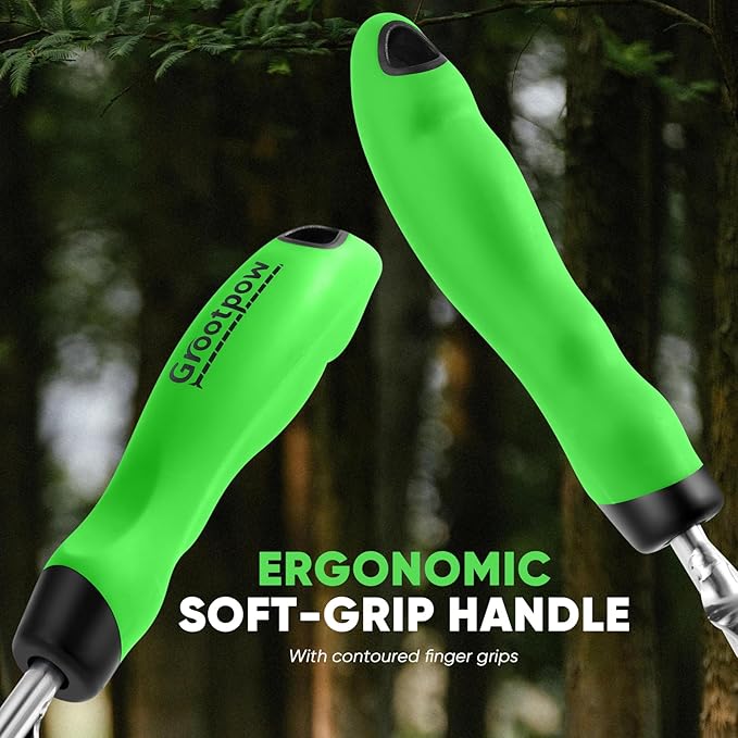 HW1 Hand Weeder Tool, Weed Puller Tool with Ergonomic Handle for Garden - Durable Unique Lever Design Dandelion Weeder Tool with V-Shaped Forks for Easy Weed Removal - in Gift Box