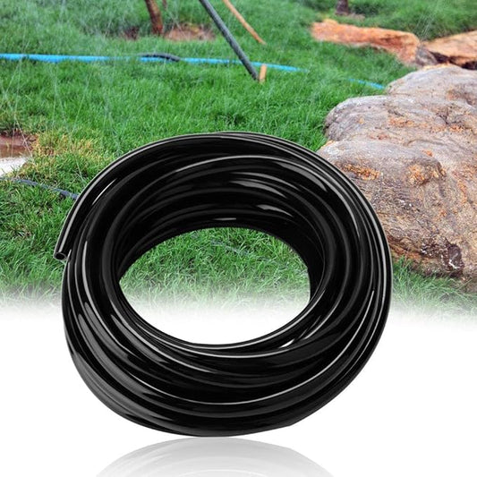10M Irrigation Watering Hose Systems, 8/11mm PVC Flexible Pipe Drip Hose Tubing Watering Equipment,for Greenhouse flower plants lawn Garden-BloomoryGarden