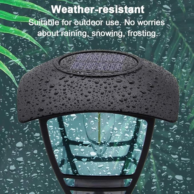 Maggift 4 Pack Vintage Solar Pathway Lights LED Bulbs Solar Powered Garden Walkway Lights for Outdoor Lawn, Patio, Yard, Walkway, Driveway , 15 Lumen-BloomoryGarden