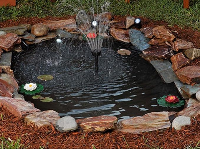 10 x 13 Feet Pond Liner, 20 Mil Pond Liners for Outdoor Ponds, Black LDPE Pond Liner for Waterfall, Fish Koi Ponds, Garden Fountain-BloomoryGarden