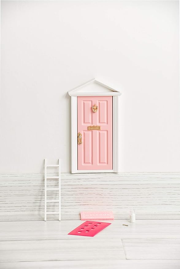 18.5cm Little Magical Fairy Door Opening with Accessories/Tooth Fairy Door for Fairy Tale Education Learning Toy Pretend Playset for Kids DIY Fairy Garden-BloomoryGarden