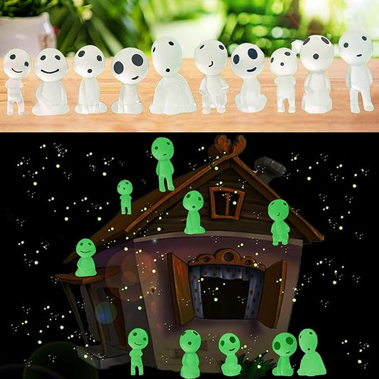 Luminous Ghost Tree Elves Glow in Dark Nightlight Landscape Garden Accessories Indoor Room Ornaments Outdoor Yard Lawn Decoration 10pcs-BloomoryGarden