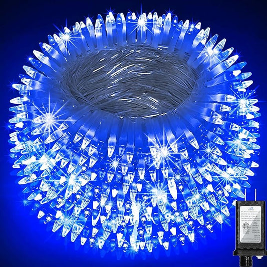 1500 LED Super Long Christmas String Lights, 492FT, Blue, Indoor/Outdoor, LED, Waterproof, Christmas, Holidays-BloomoryGarden