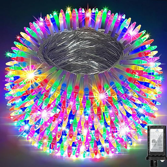 1500 LED Chrstmas String Lights, 492FT Super Long Christmas Lights with 8 Modes, Christmas Tree Lights with Timer Memory for Indoor Outdoor Tree Fence Garden Xmas Wedding Party Decor Multicolor-BloomoryGarden