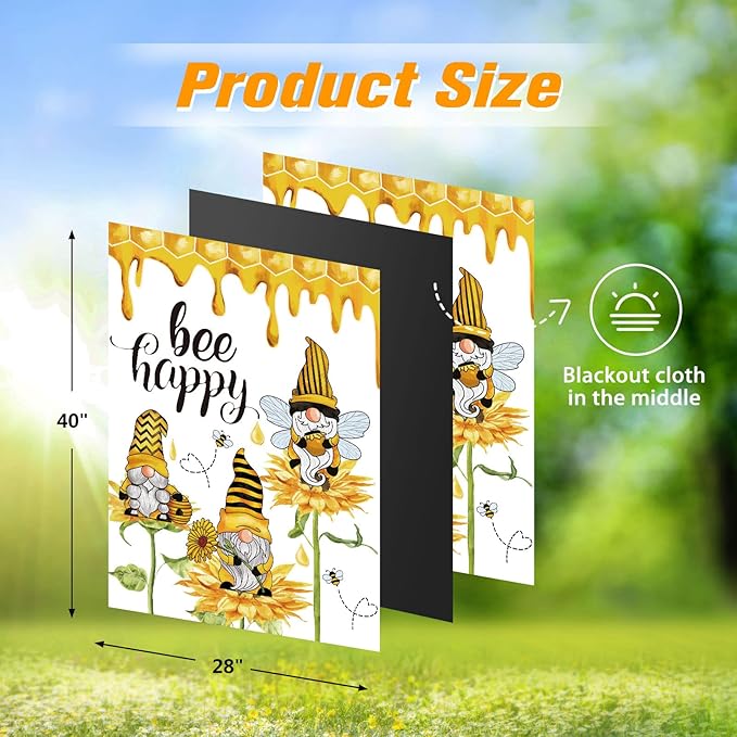 12 Pcs Seasonal House Flags 28x40 Double Sided Seasonal Large Garden Flags for All Seasons Set of 12 Spring Easter Valentine Halloween Christmas Holiday Yard Decoration, Welcome Outdoor Decor 28x40 In-BloomoryGarden