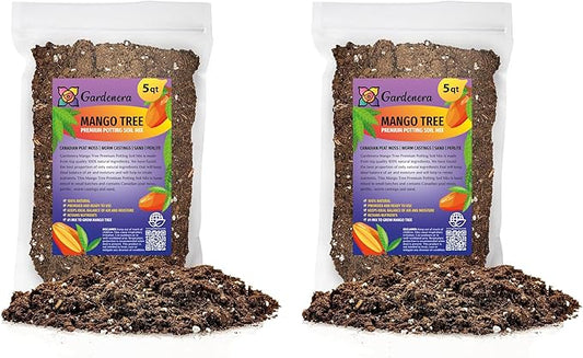 Mango Tree Potting Soil - All-Natural Blend for Thriving Mango Trees - Boosts Root Health and Delicious Harvests - 10 Quart-BloomoryGarden