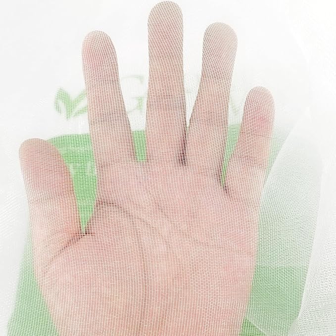 10x20Ft Mosquito Bug Insect Bird Fine Mesh Net Barrier Hunting Blind Garden Screen Netting for Protect Your Plant Fruits Flower-BloomoryGarden