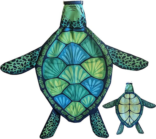 Madrona Brands Small Turtle Windsock | Durable Outdoor Hanging Decoration | Yard, Garden, Patio, Beach and More | 32 Inch-BloomoryGarden