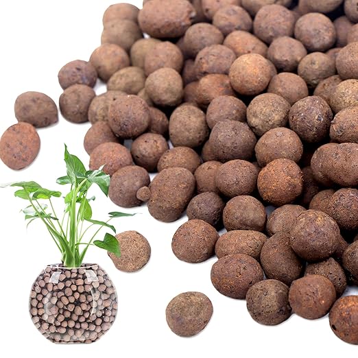 10LB Leca Clay Pebbles for Plants, Expanded Leca Balls for Indoor Plants, Orchid Potting Mix, Soil Amendment, Drainage, Easy Reusability, 4-16mm-BloomoryGarden
