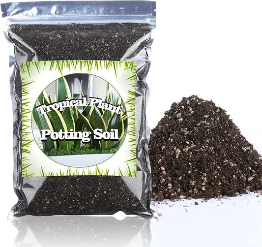 Houseplant Potting Mix 4qt, Fertilized, Perlite Soil for All Types of Indoor House Plants and Tropical Plant