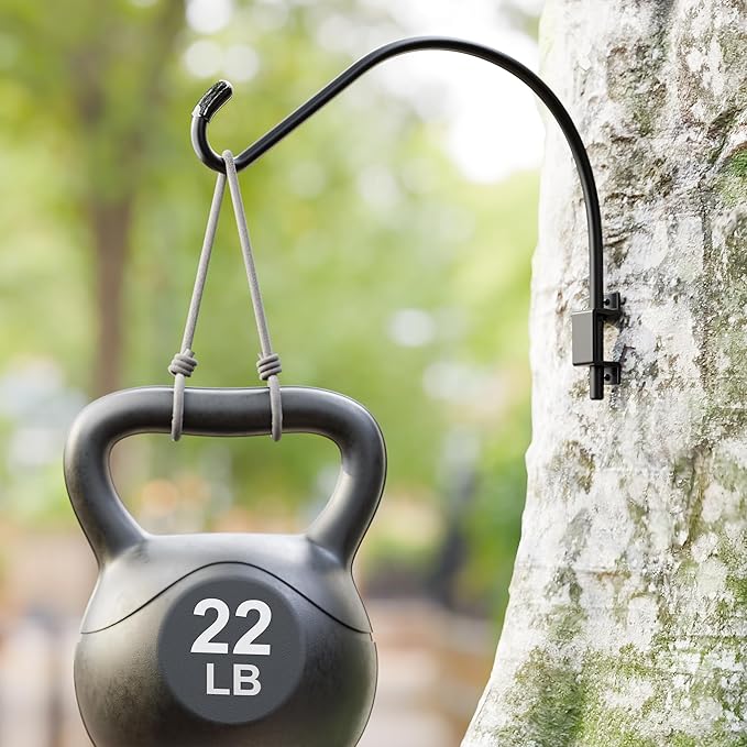 16 Inch 2 Pack Swivel Plant Hanger: Heavy Duty Hook for Bird Feeder, Plant, Flower Basket, Lantern, Wind Chime & More - Versatile Hanging Brackets Outdoor/Indoor Use Up to 22LB-BloomoryGarden