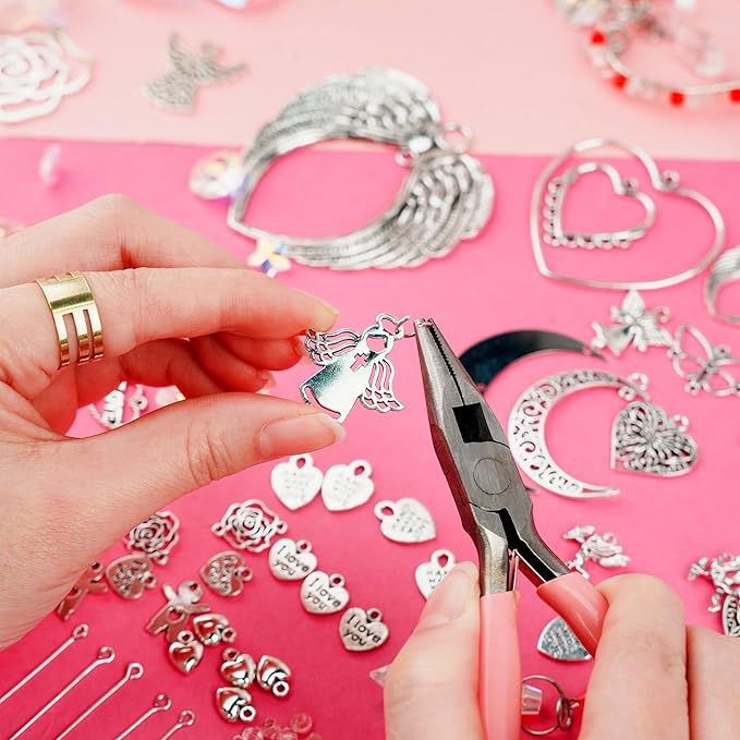 10 Sets DIY Suncatcher Kits 500PCS Valentine's Day Suncatchers Craft Kits Heart Suncatcher Ornaments DIY Sun Catchers Kit for Adults Valentine's Day Home Wedding Garden Decor Favors Gift (Love shape)-BloomoryGarden