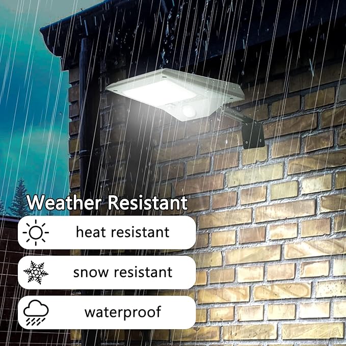 Luwint Solar Motion Lights Outdoor, Waterproof Solar Powered Flood & Security Lights for Outside, Motion Sensor-BloomoryGarden