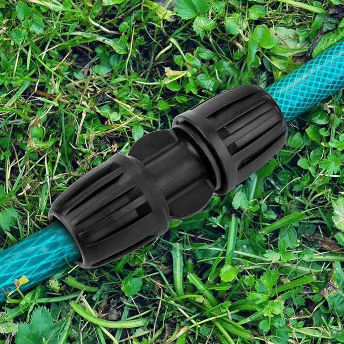 LUTER 12pcs 1/2 Inch Irrigation Fittings End Plugs, Drip Irrigation Fittings Tool Kit for (1/2" ID x0.6-0.63" OD) 16mm Drip Tubing Garden Irrigation System-BloomoryGarden