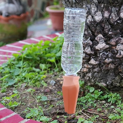 10 Pcs Clay Self Watering Planter Insert Self Watering Spikes Vacation Plant Watering Devices Used in Holidays-BloomoryGarden