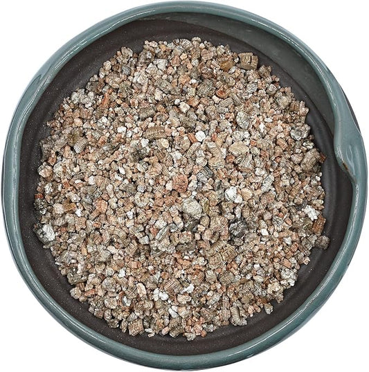 10QT Horticultural Vermiculite Bulk, Organic Vermiculite for Plants, Course Grade Vermiculite for Gardening, for houseplants, for Mushrooms, to Maintain Soil Moisture and Plant Growth(5-8mm)-BloomoryGarden