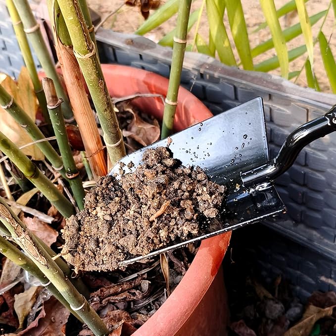 Gardening Tools – 3-in-1 Premium Garden Tool Set,Heavy Duty Pruning Shear, Trowel and Transplanter,Rust-Proof Hand Tool Set, Ideal Gardening Gifts for All (Black)-BloomoryGarden