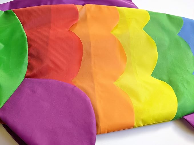 Madrona Brands Rainbow Fish Windsock | Durable Outdoor Hanging Decoration | Yard, Garden, Boat, Home and More | 40-Inch-BloomoryGarden